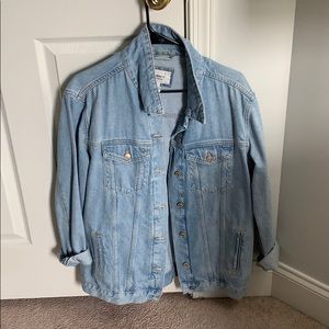 Oversized denim jacket
